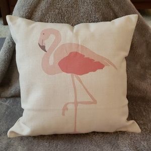 Pink Flamingo Pillow